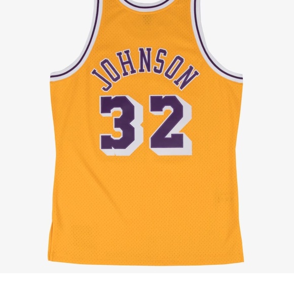 Los Angeles Lakers Magic Johnson Mitchell & Ness Retired Player Jersey - Picture 2 of 9